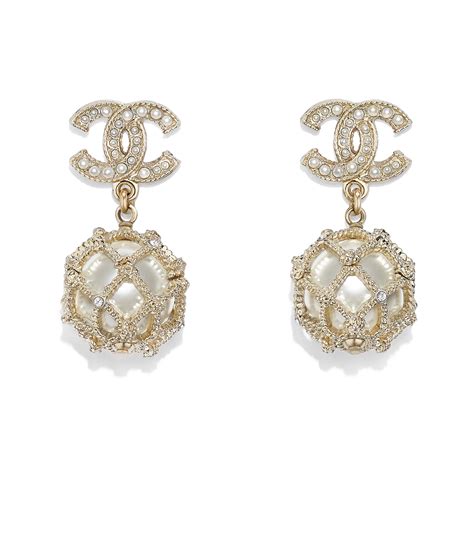 chanel pendant earrings